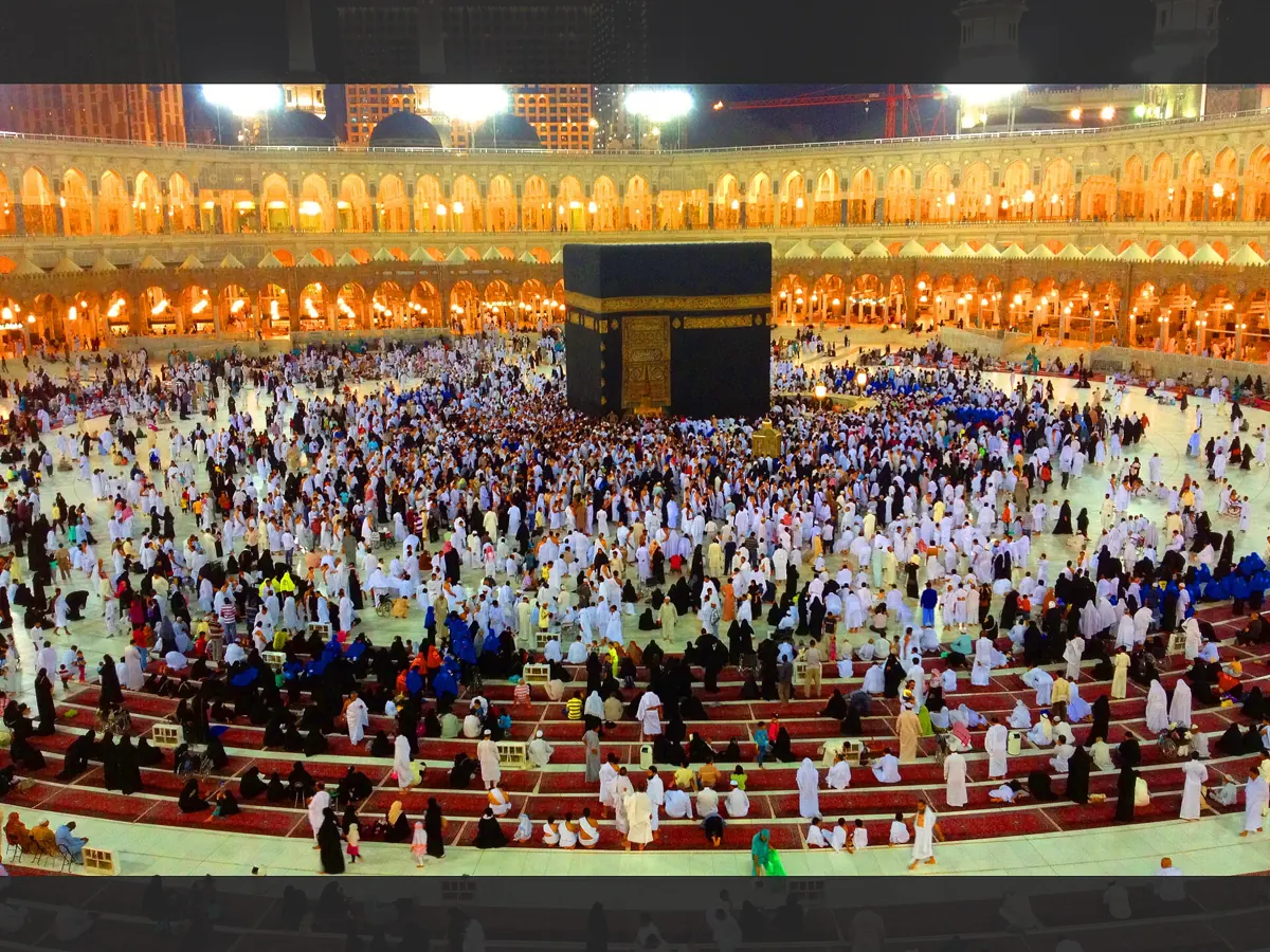 Pemandangan kawasan Makkah (bukan hotel ini)