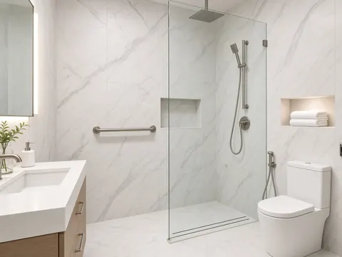 En-suite bathroom (AI illustration)